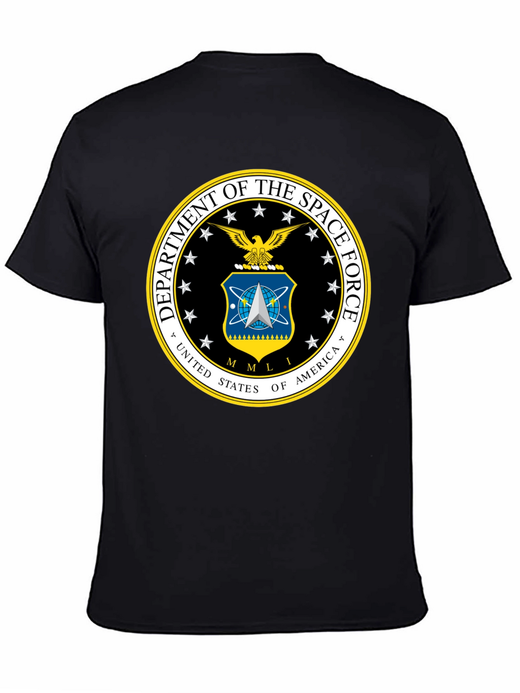 Space Force Logo T-Shirt - Black