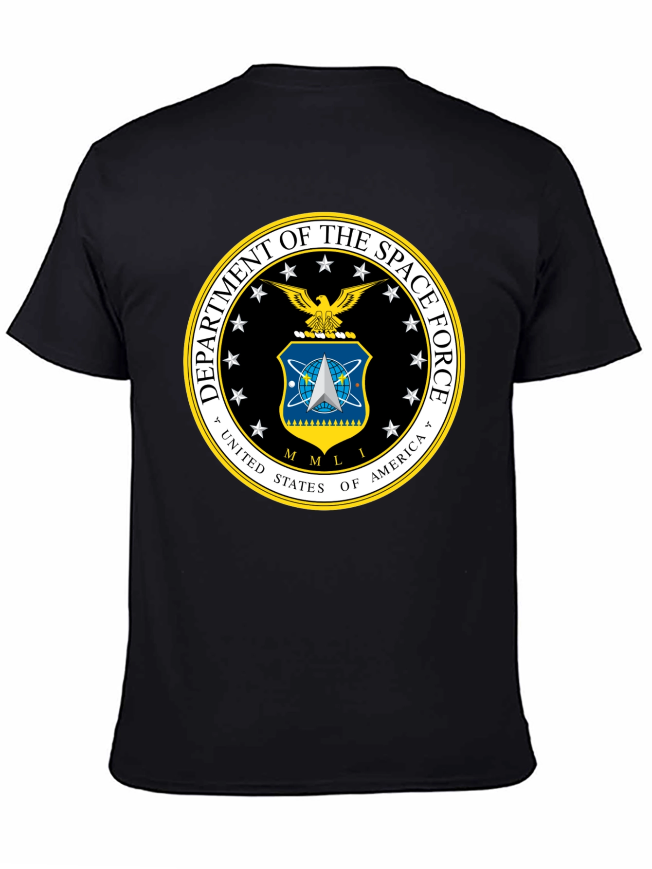 Space Force Logo T-Shirt - Black