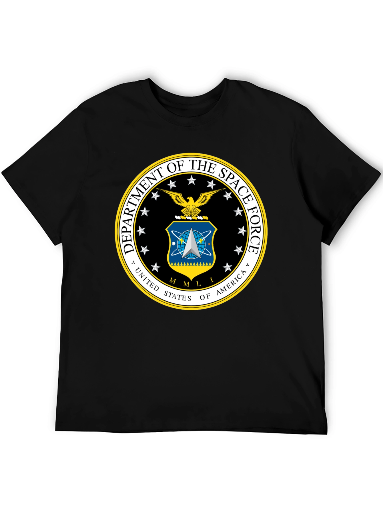 Space Force Logo T-Shirt - Black