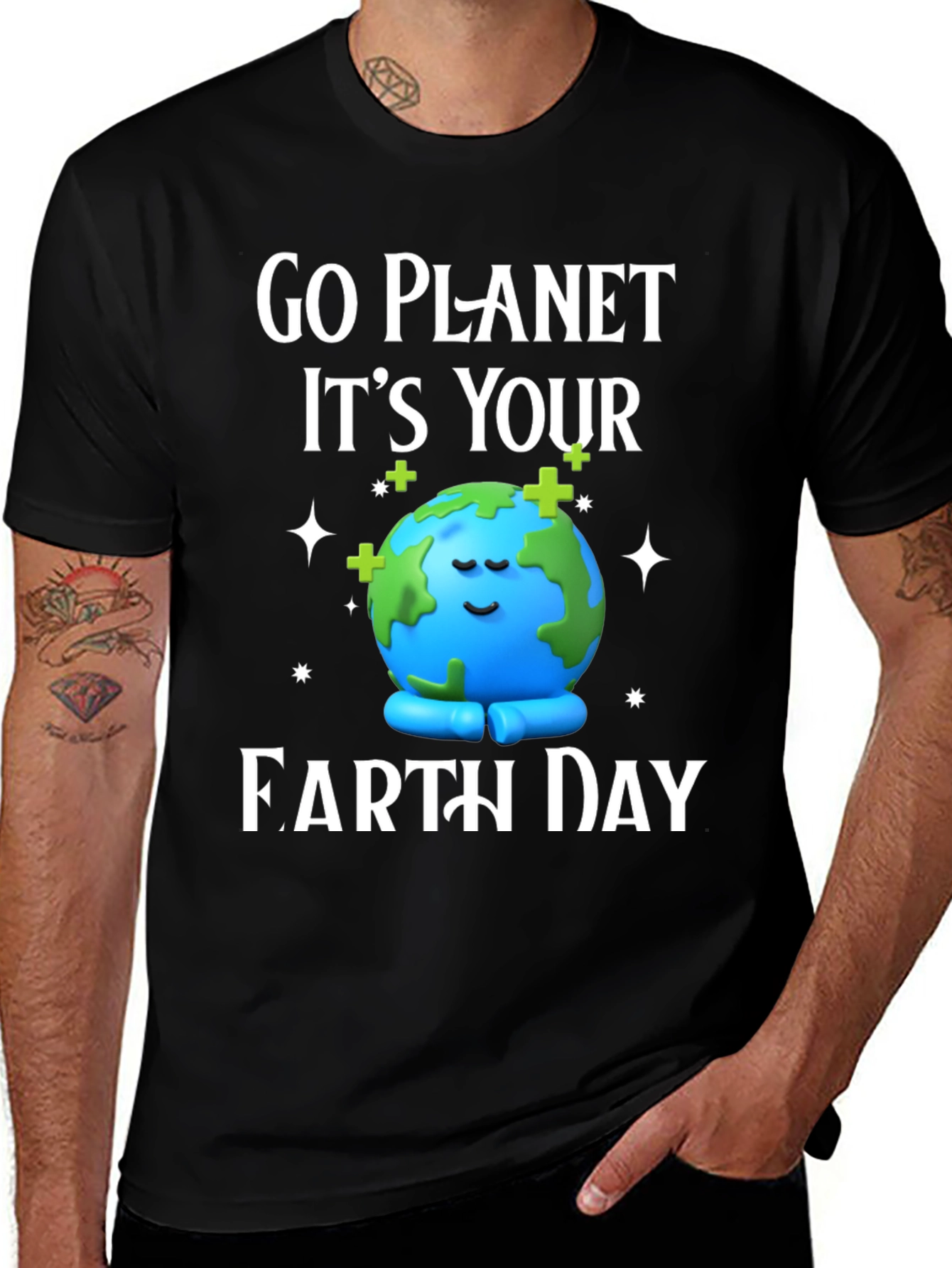 Go Planet! Earth Day Graphic Tee