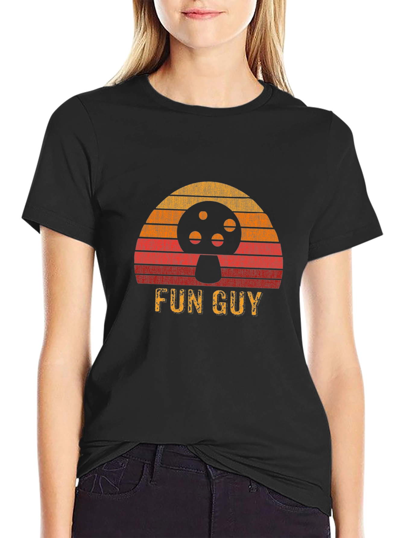 Retro Fun Guy Mushroom T-Shirt