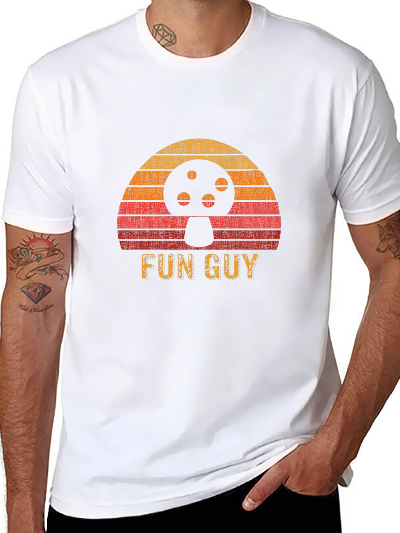 Retro Fun Guy Mushroom T-Shirt