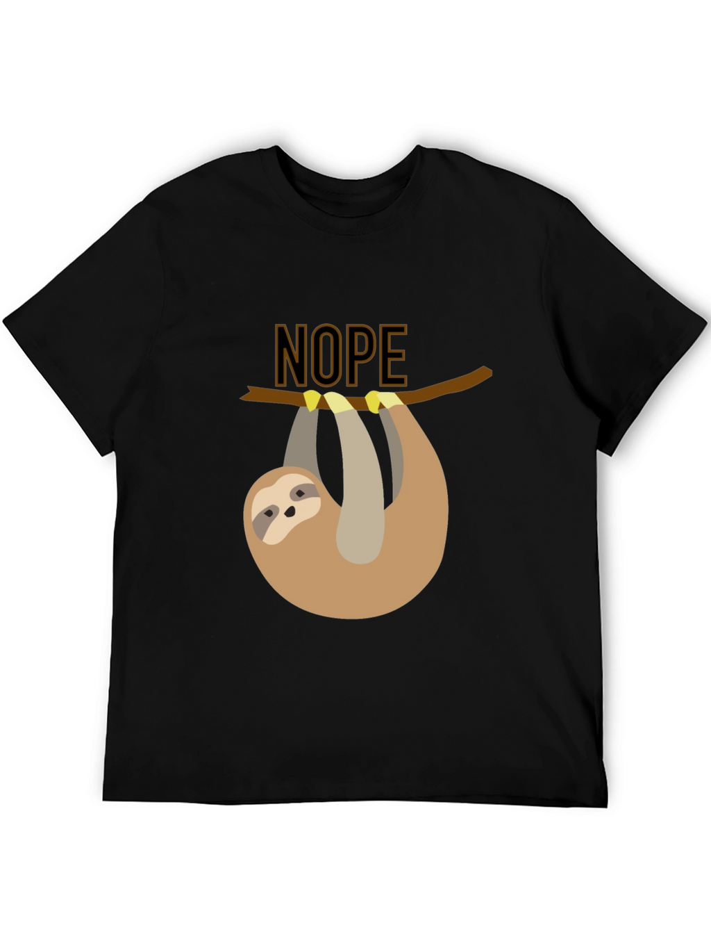 Nope Sloth T-Shirt - Lazy Days Apparel