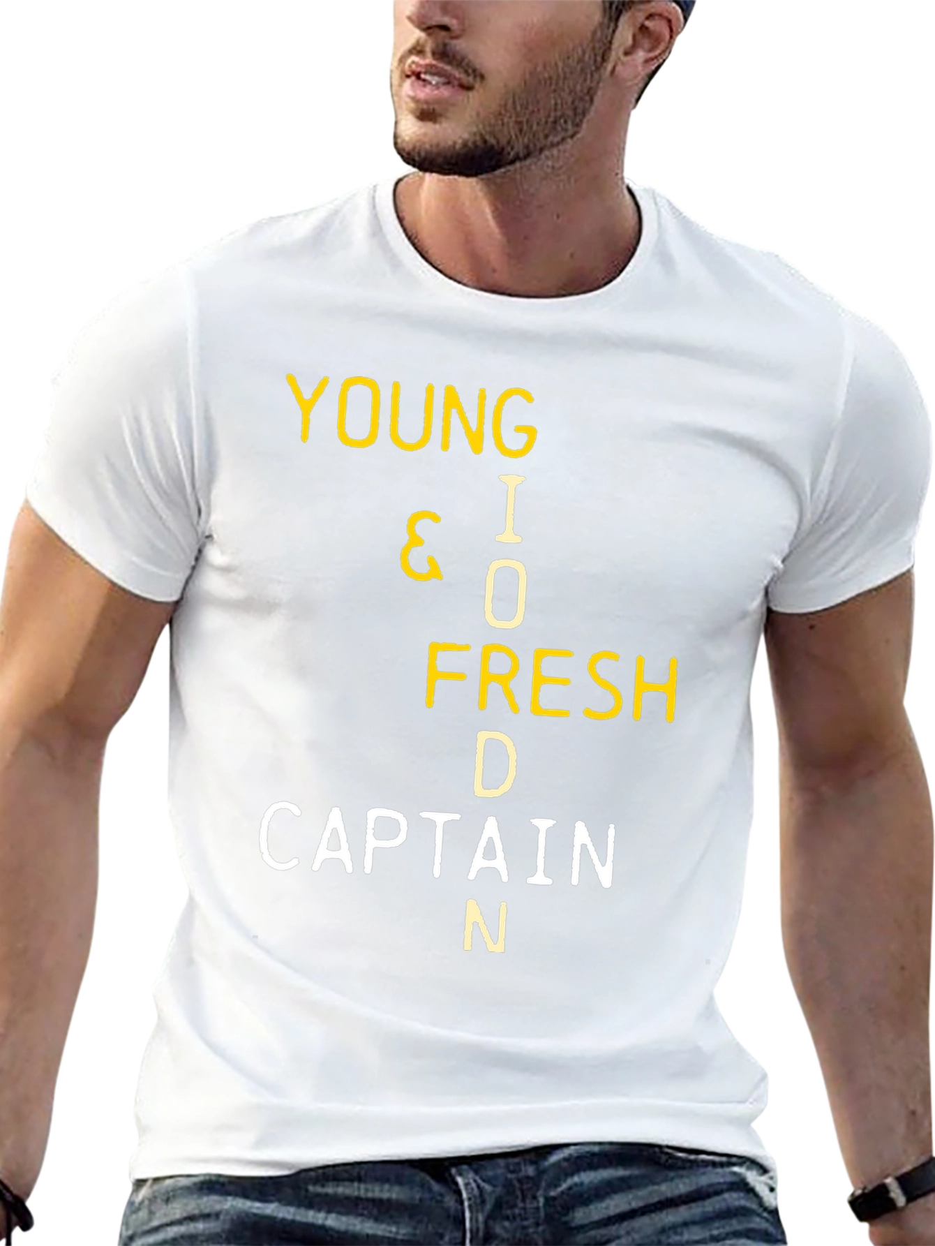 Young I O Fresh D Captain N Graphic T-Shirt