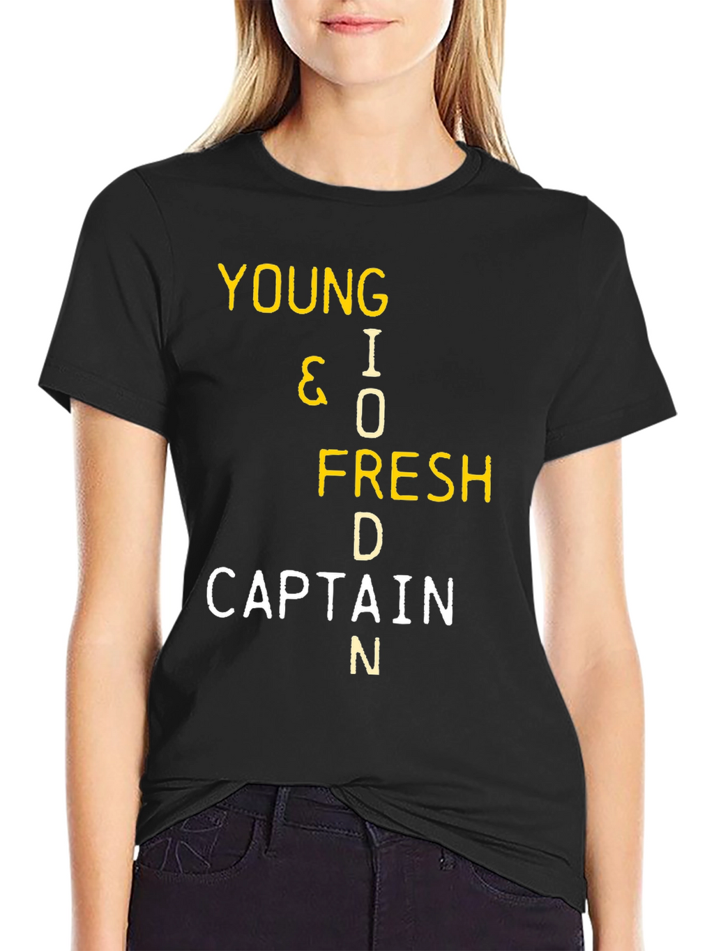 Young I O Fresh D Captain N Graphic T-Shirt