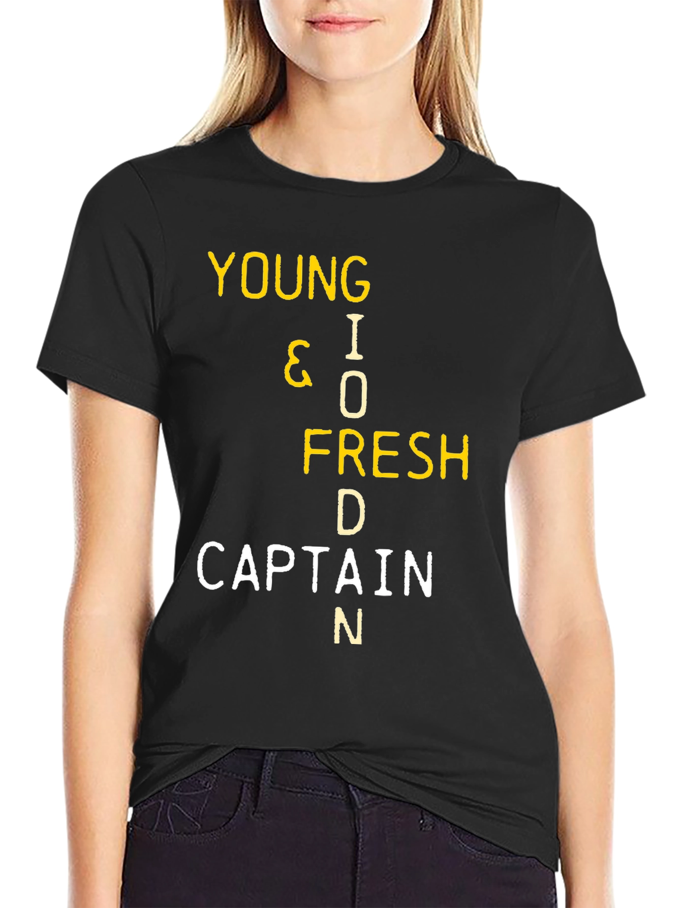 Young I O Fresh D Captain N Graphic T-Shirt