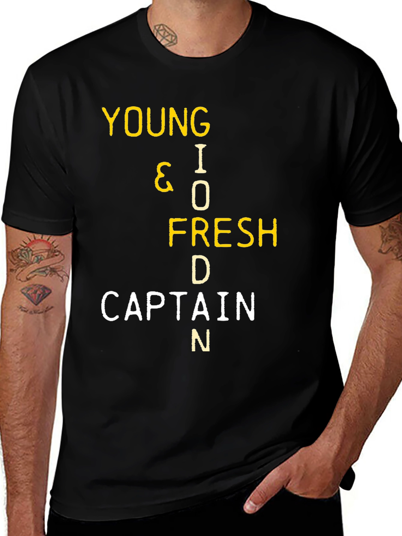 Young I O Fresh D Captain N Graphic T-Shirt