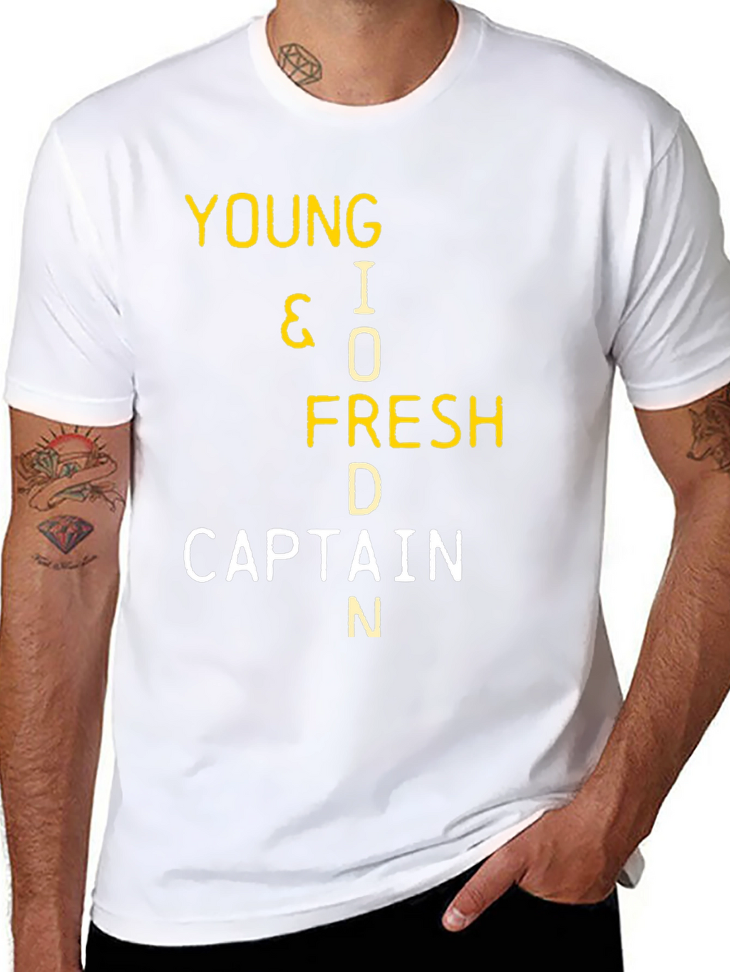Young I O Fresh D Captain N Graphic T-Shirt