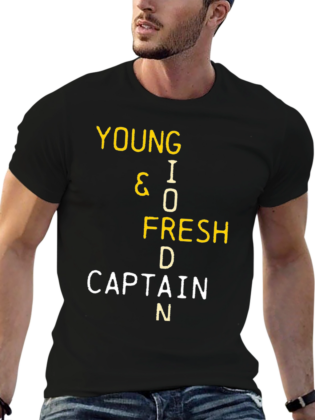 Young I O Fresh D Captain N Graphic T-Shirt