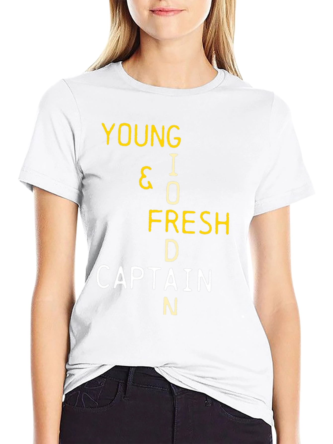 Young I O Fresh D Captain N Graphic T-Shirt