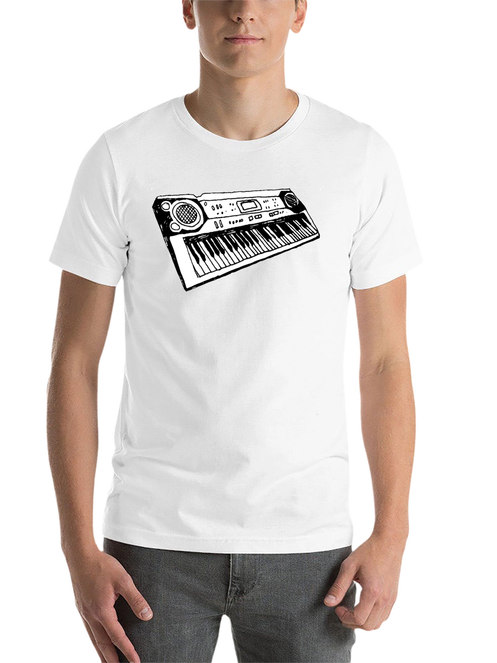 Keyboard T-Shirt: Musicians Graphic Tee