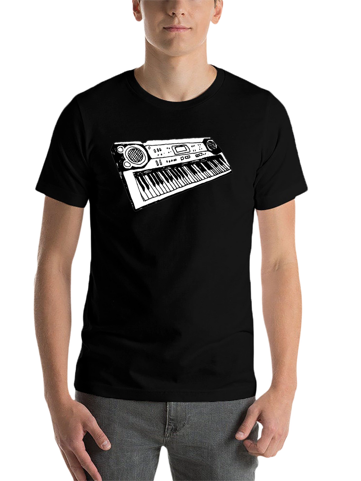 Keyboard T-Shirt: Musicians Graphic Tee
