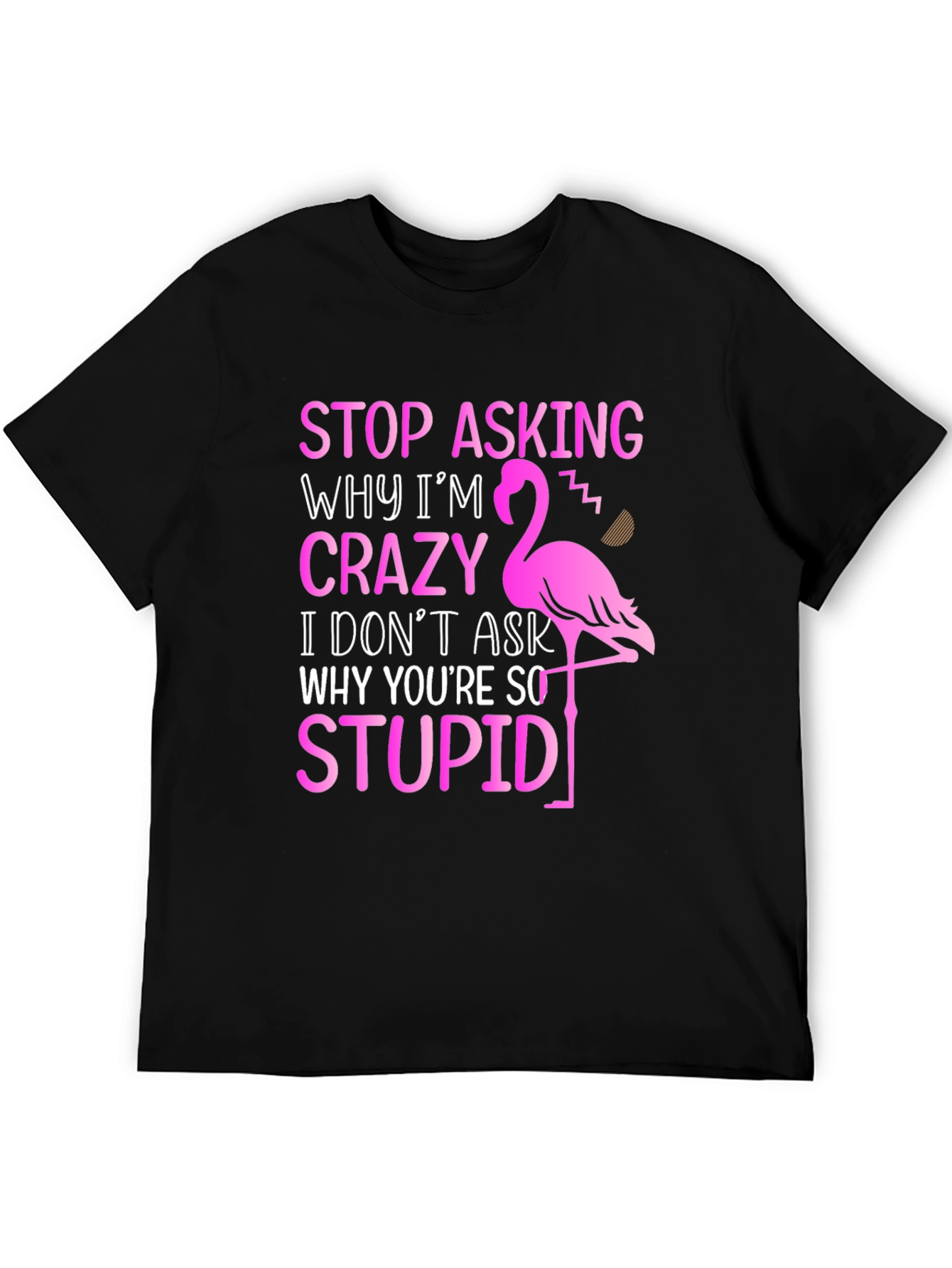 Funny Flamingo Graphic T-Shirt