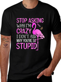 Funny Flamingo Graphic T-Shirt