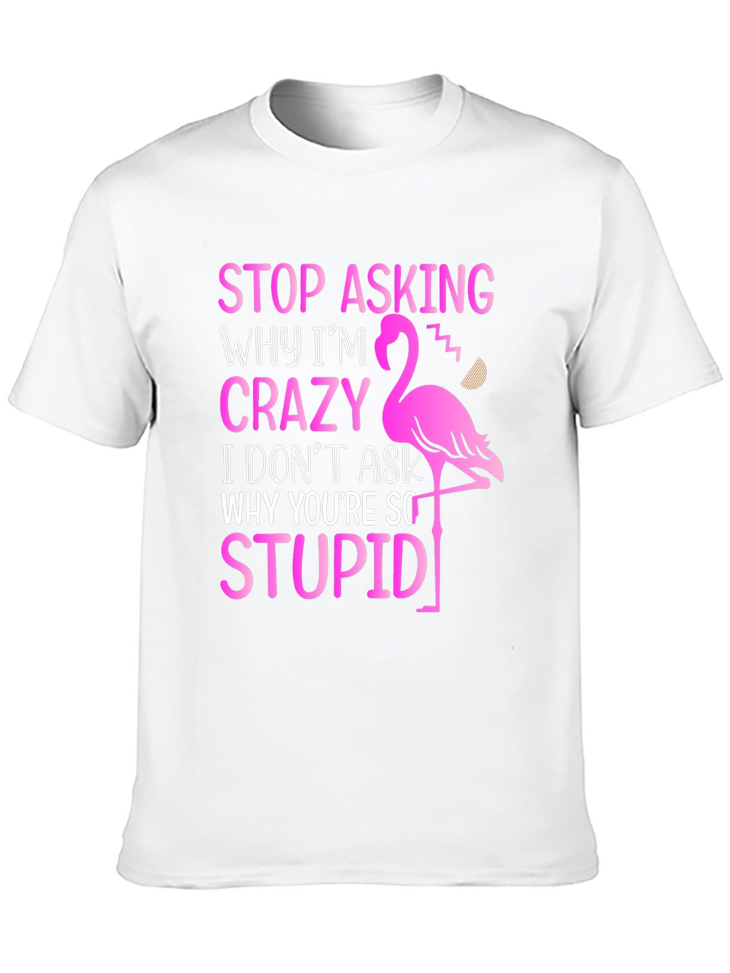 Funny Flamingo Graphic T-Shirt