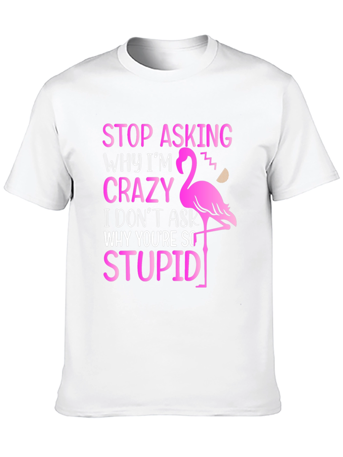 Funny Flamingo Graphic T-Shirt
