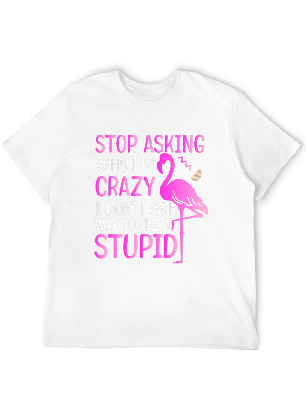 Funny Flamingo Graphic T-Shirt