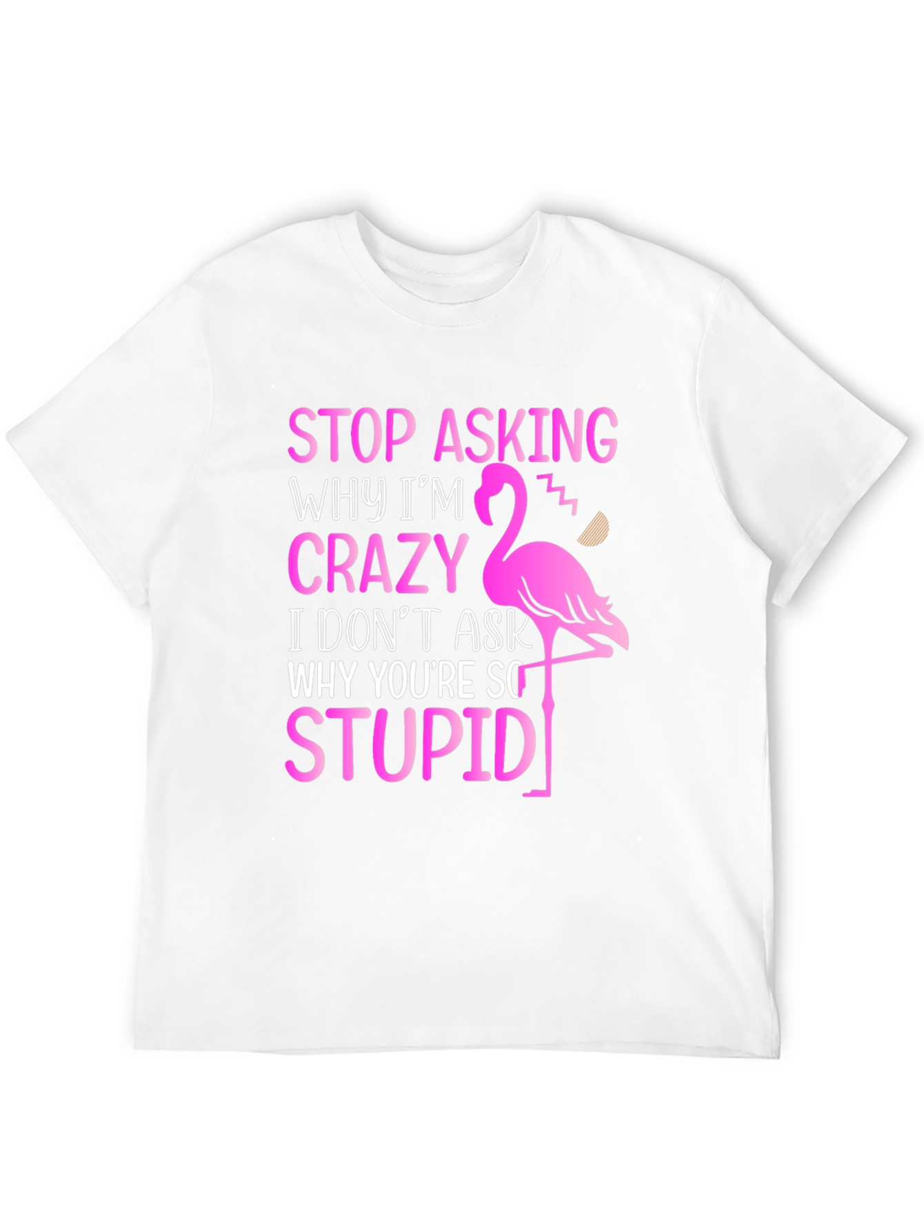 Funny Flamingo Graphic T-Shirt