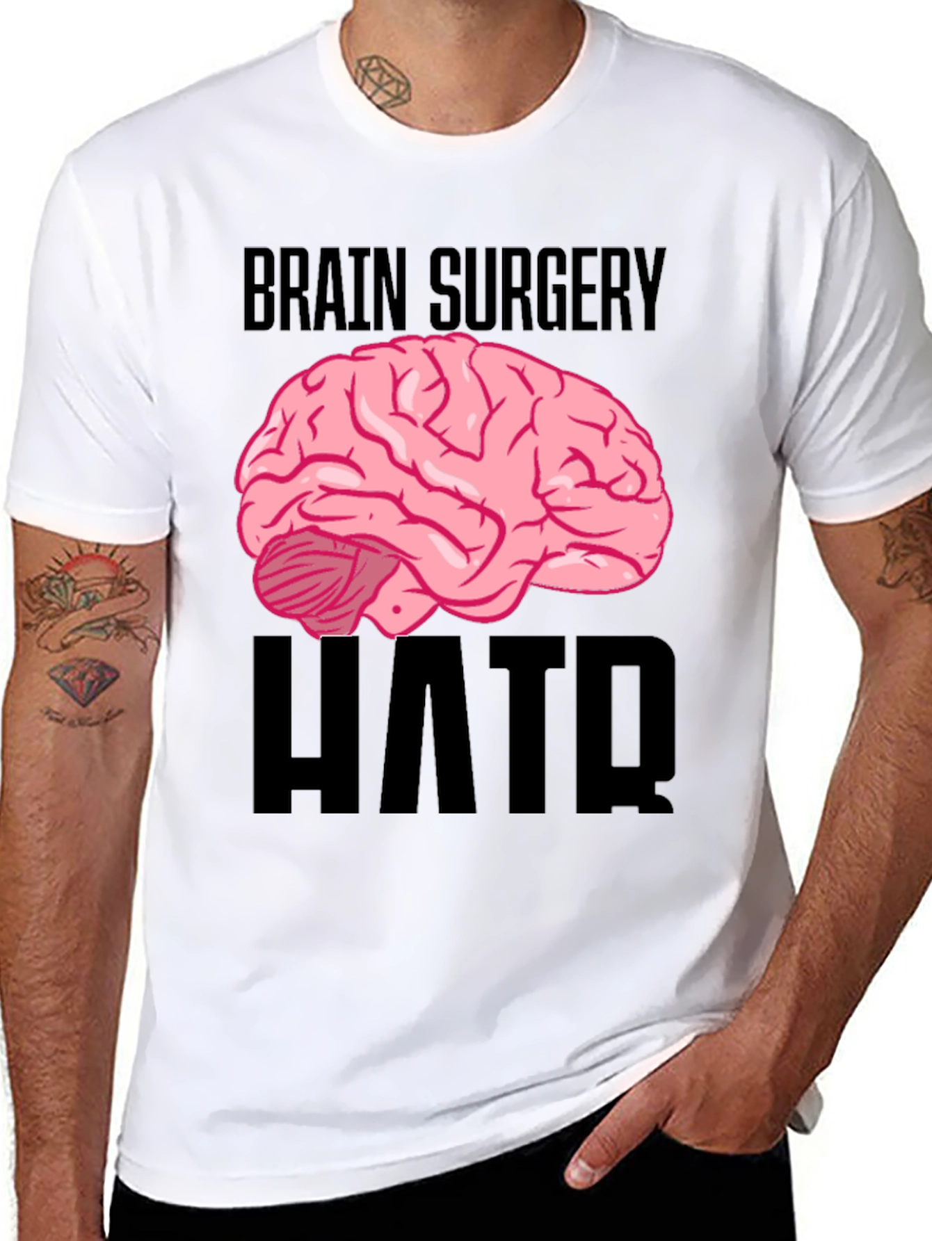 Brain Surgery Humor Black T-Shirt