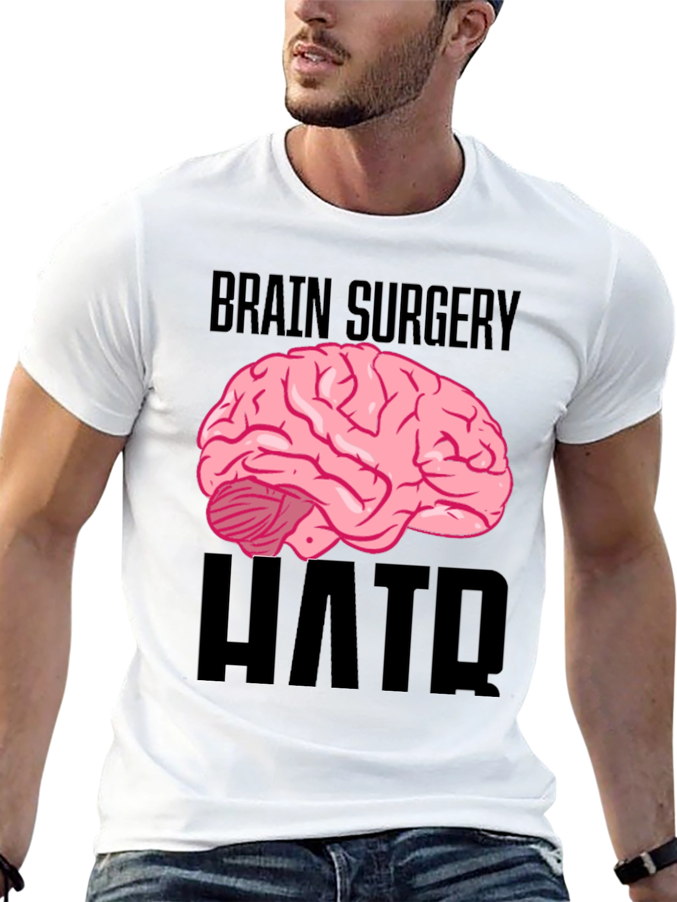 Brain Surgery Humor Black T-Shirt