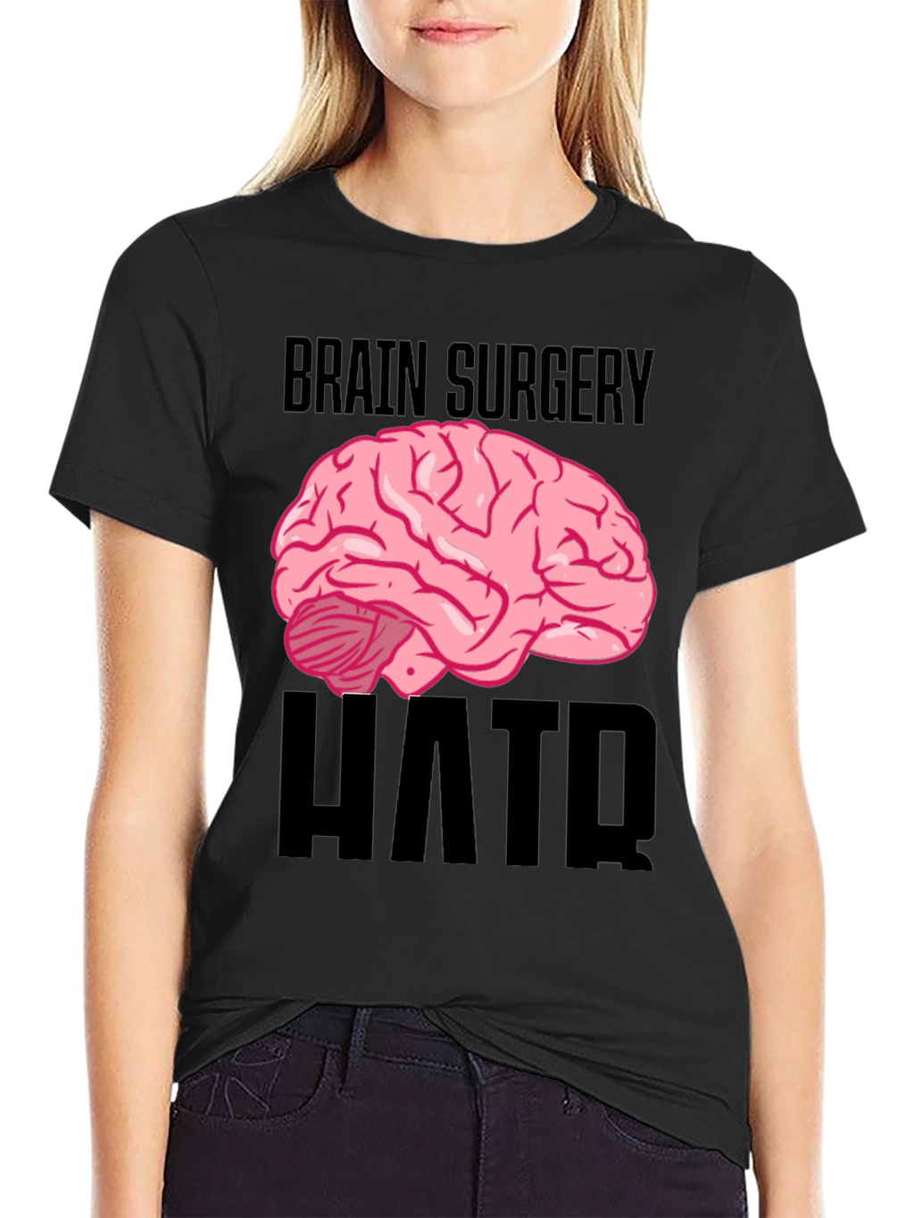 Brain Surgery Humor Black T-Shirt