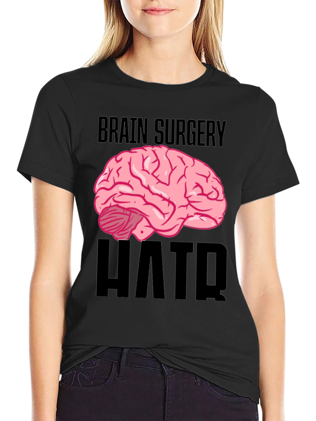 Brain Surgery Humor Black T-Shirt