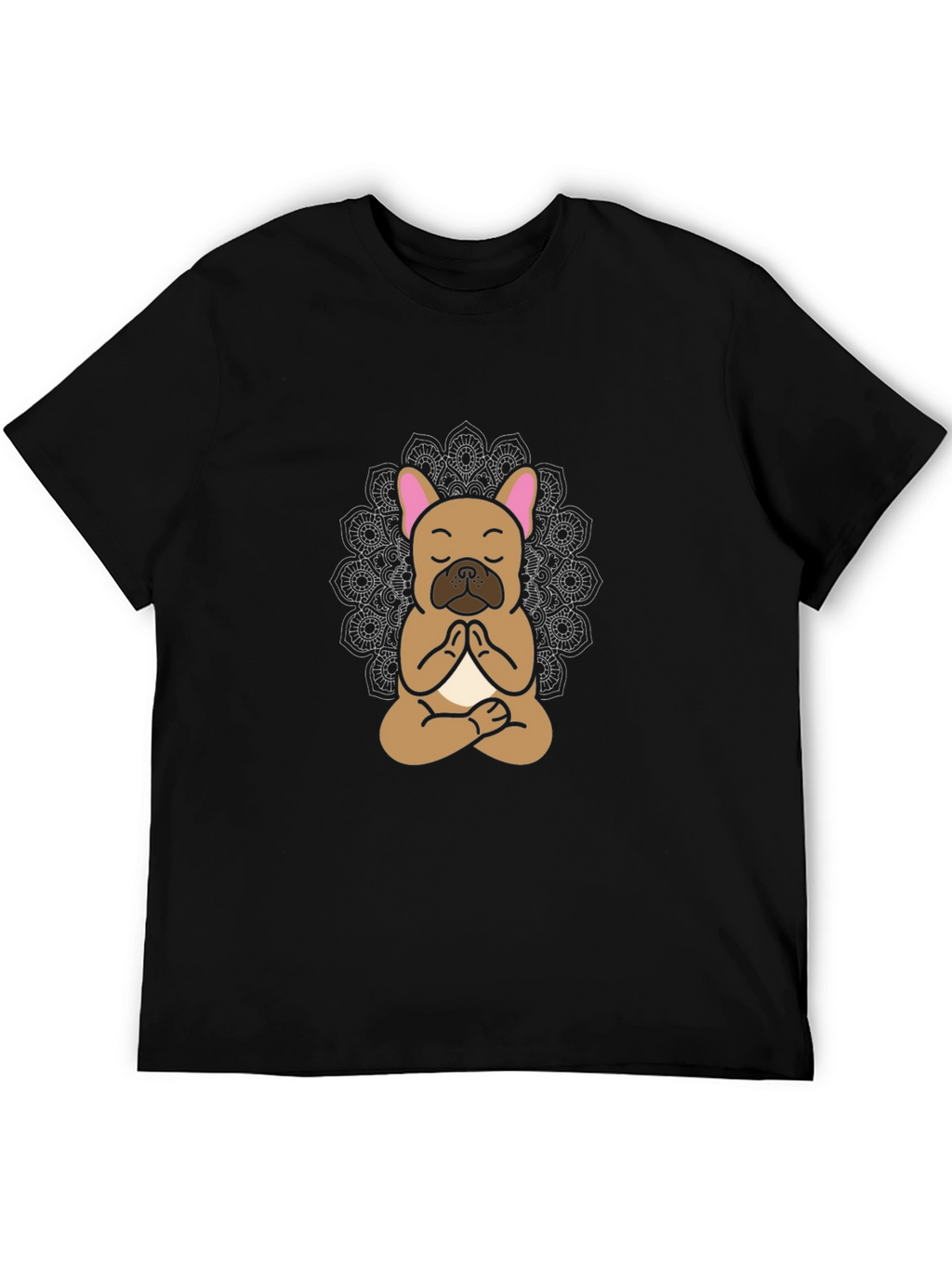 Meditating French Bulldog Graphic Tee