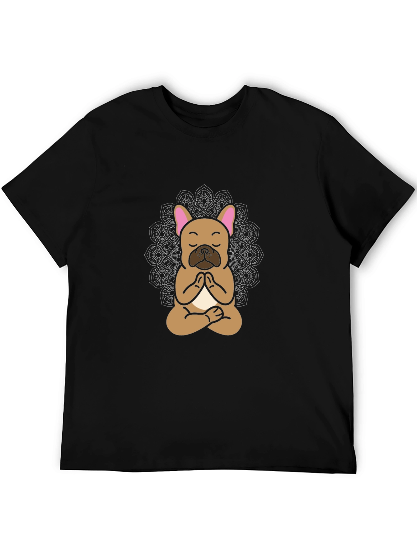 Meditating French Bulldog Graphic Tee