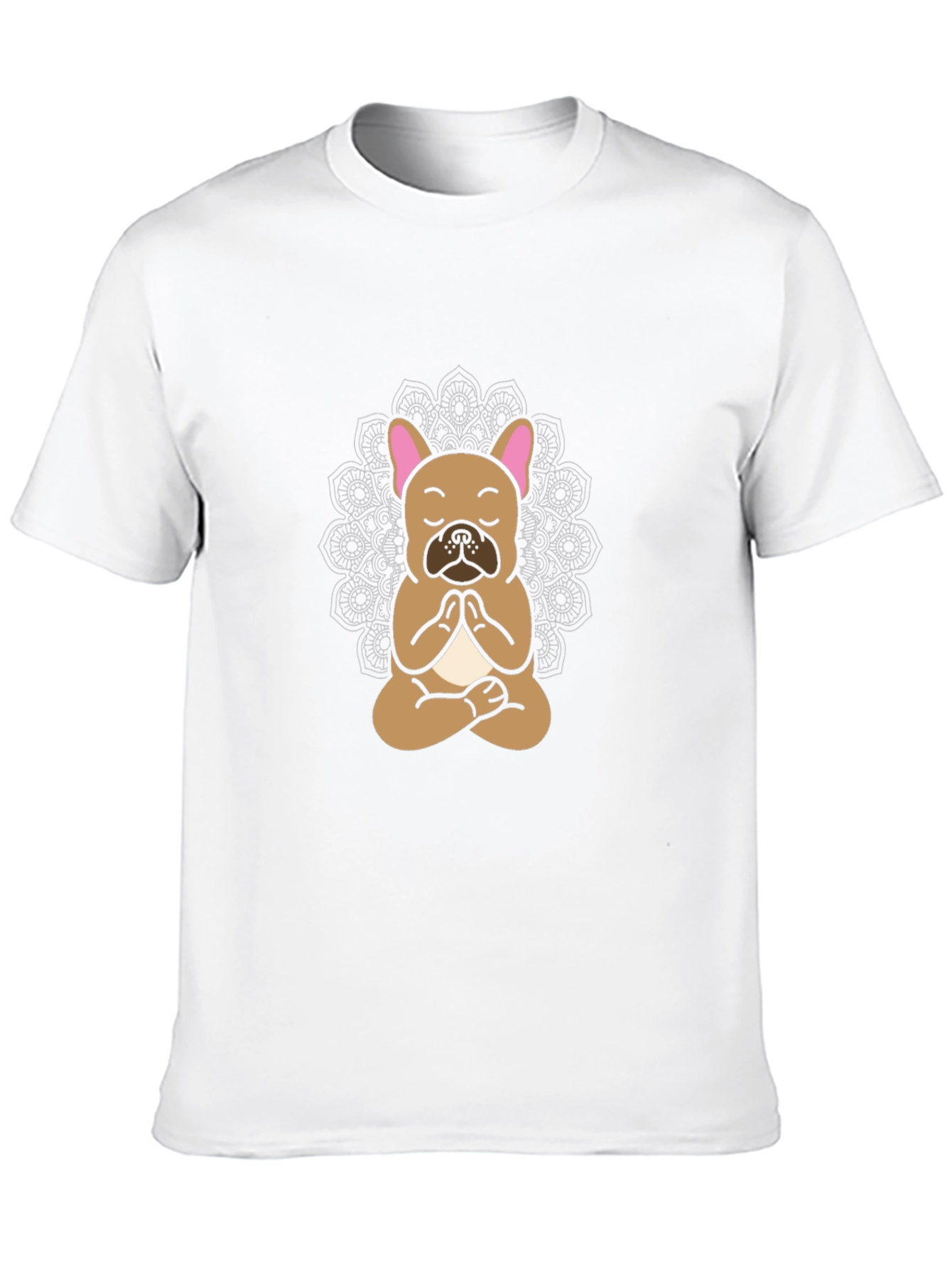 Meditating French Bulldog Graphic Tee