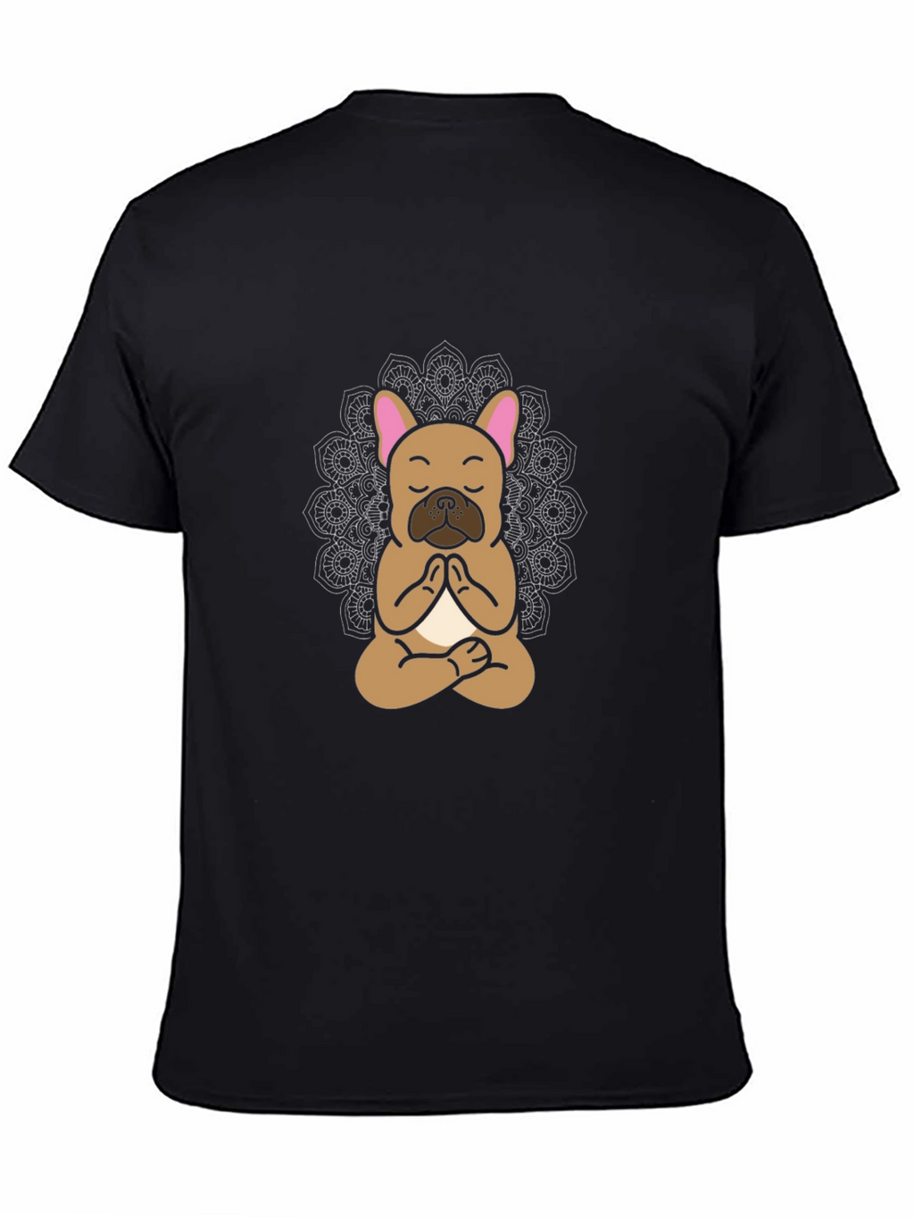 Meditating French Bulldog Graphic Tee