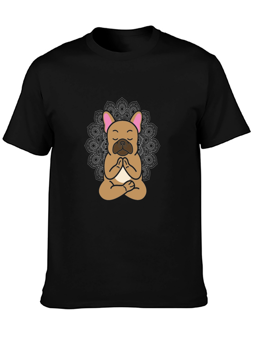 Meditating French Bulldog Graphic Tee