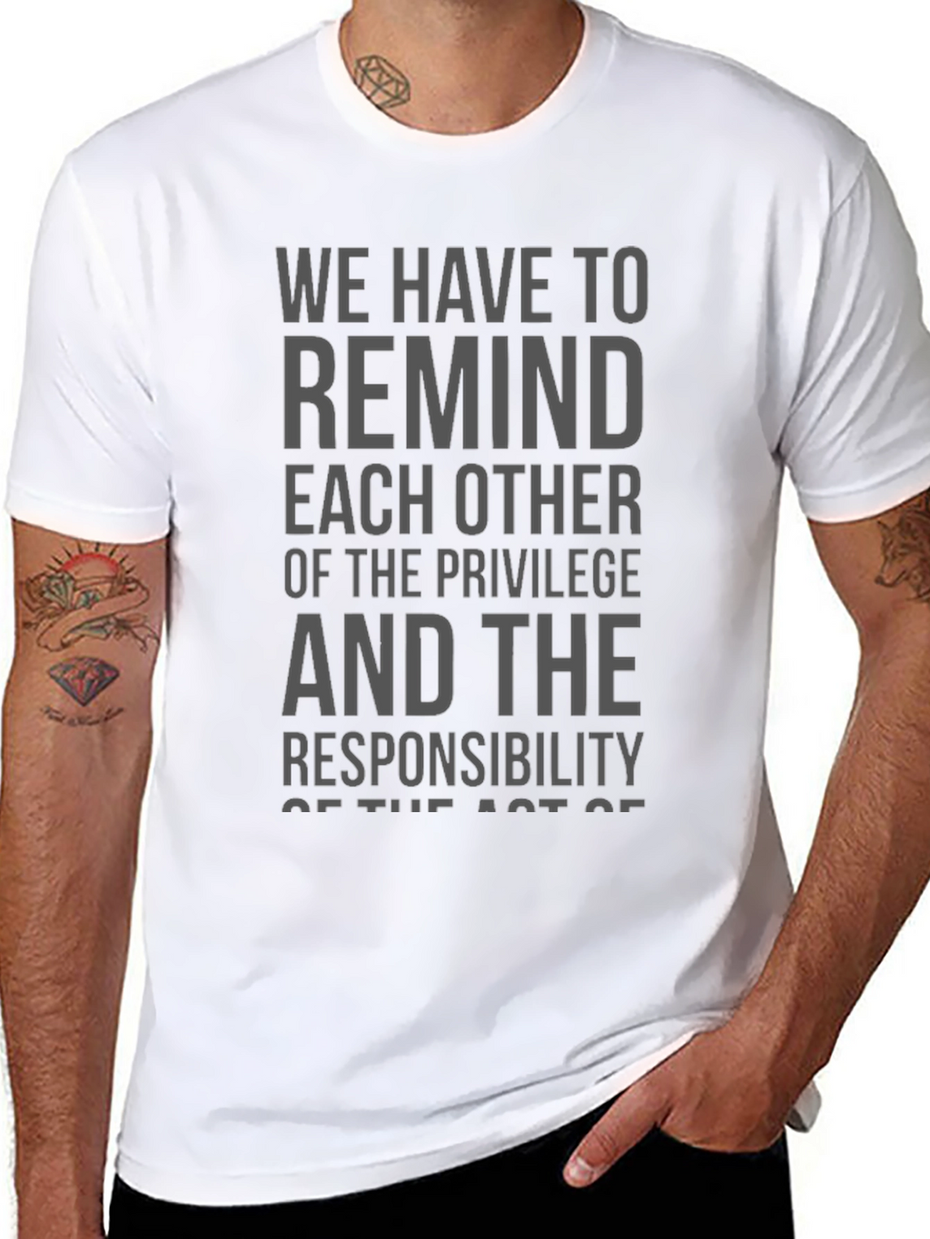 Privilege & Responsibility Graphic Tee