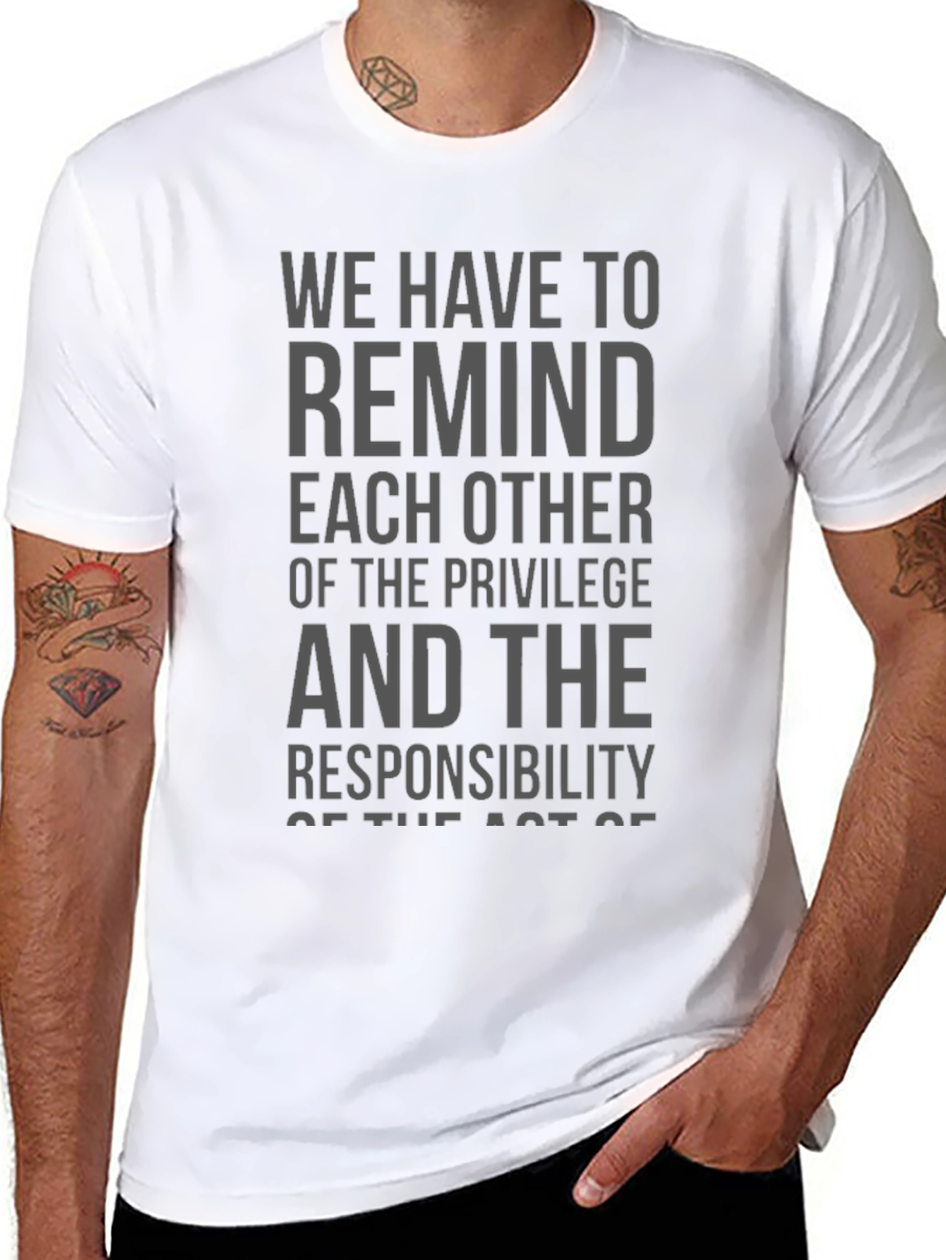 Privilege & Responsibility Graphic Tee