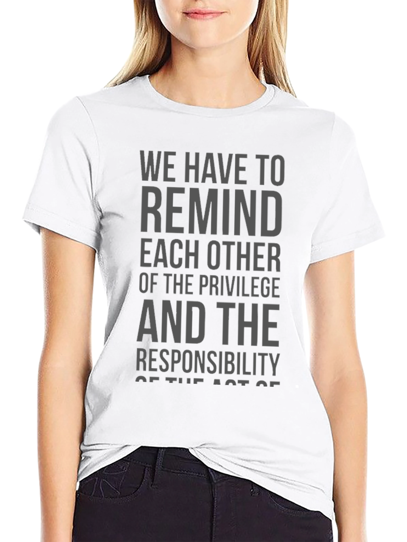 Privilege & Responsibility Graphic Tee
