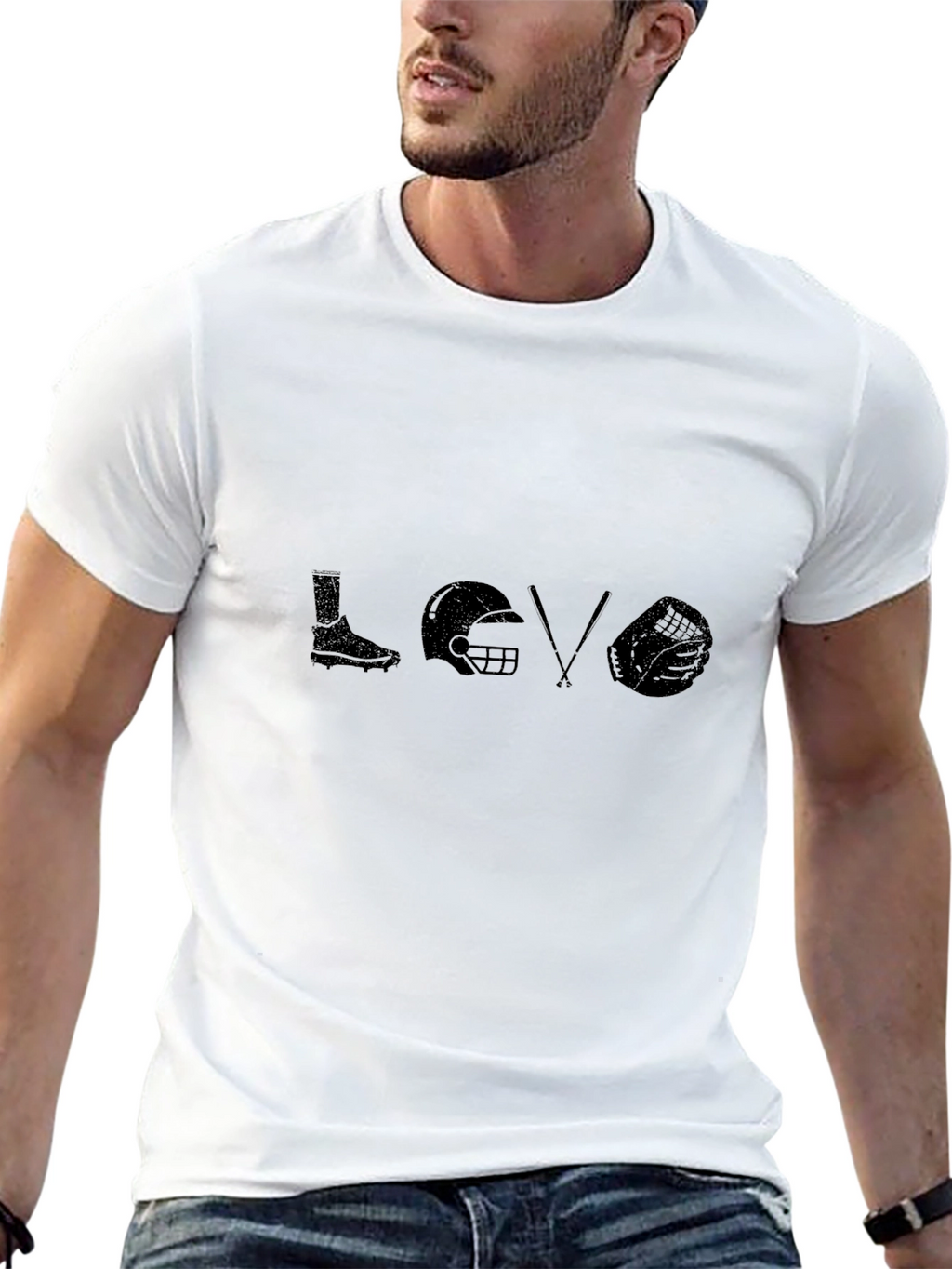 Love Baseball Graphic Tee