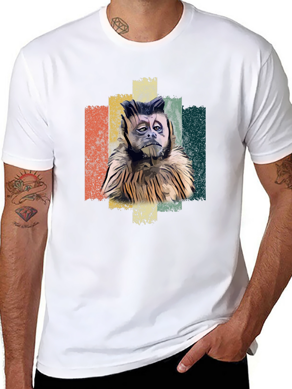 Monkey Graphic T-Shirt