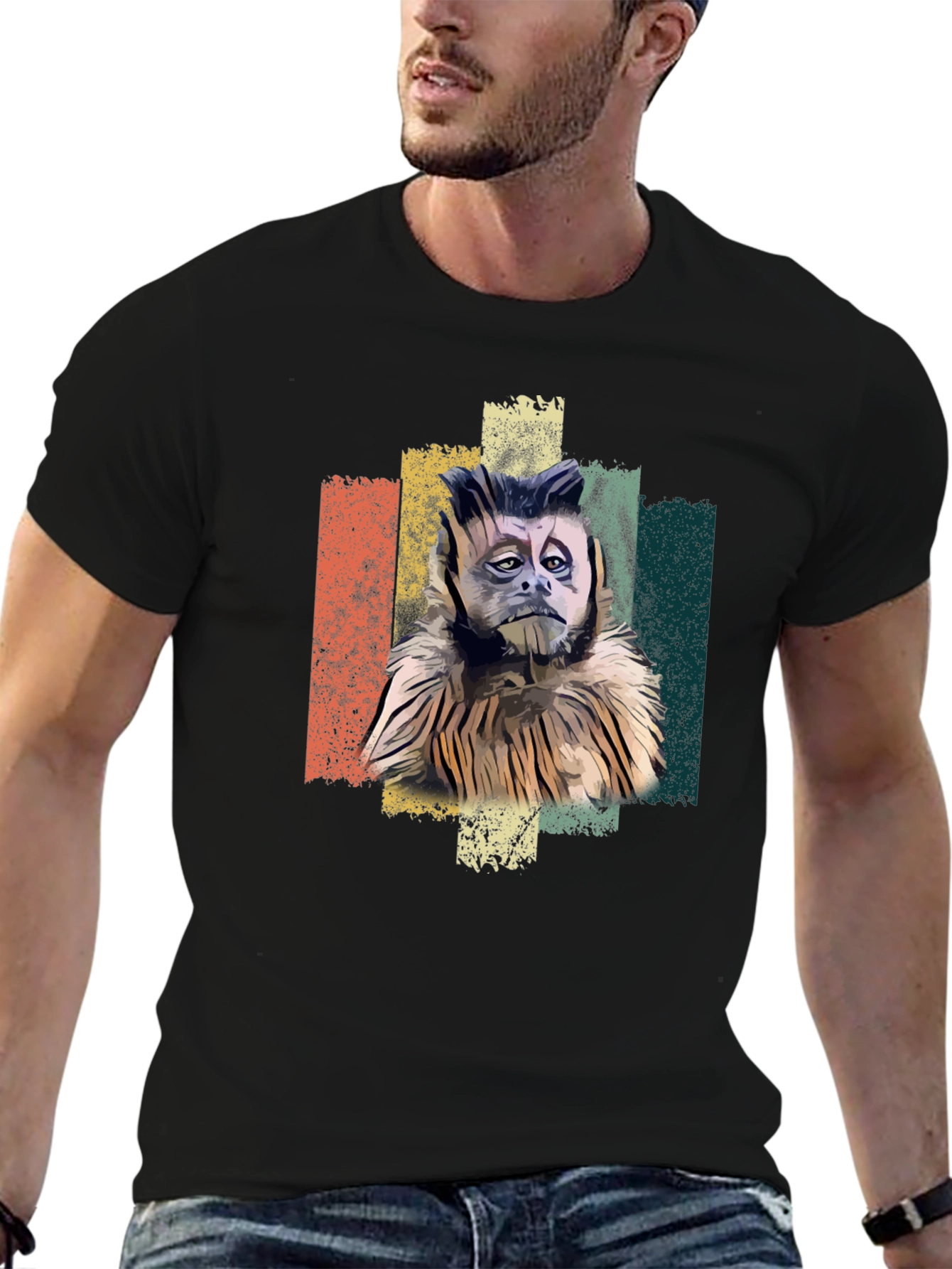 Monkey Graphic T-Shirt