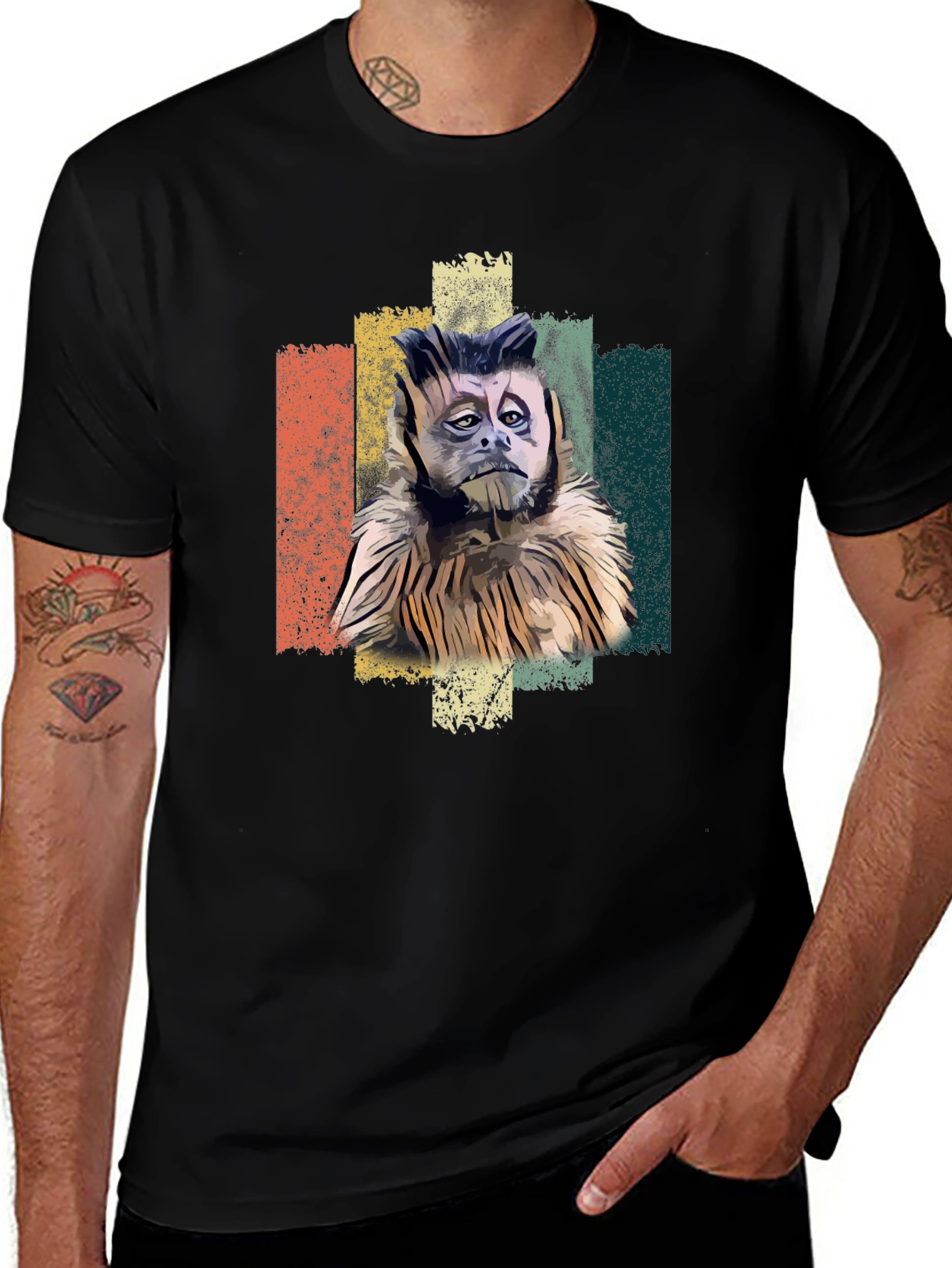Monkey Graphic T-Shirt