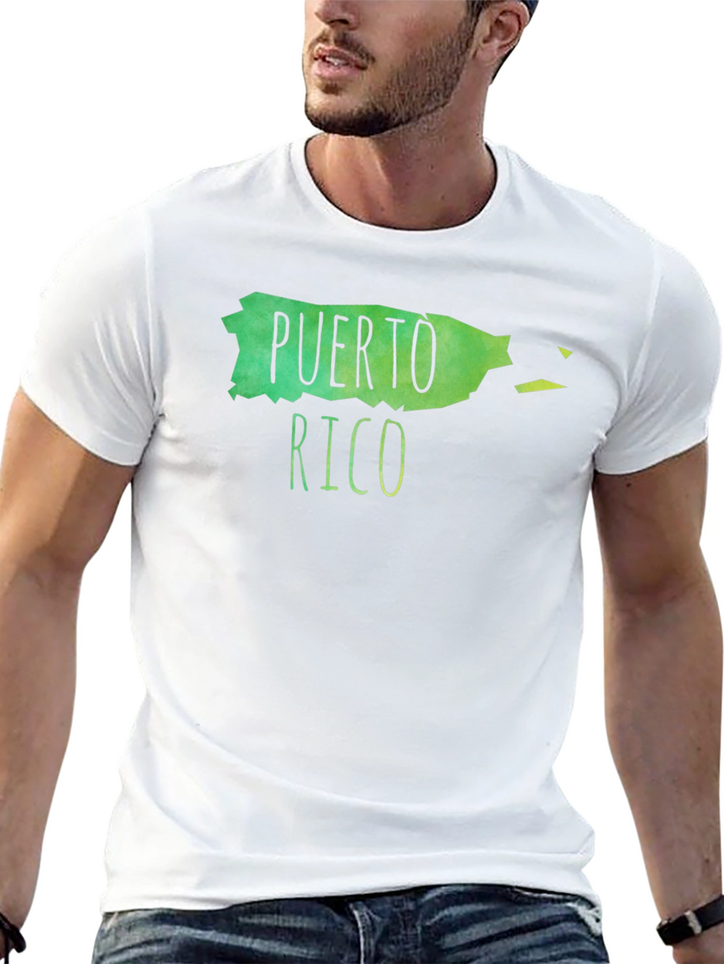 Puerto Rico Map T-Shirt - Island Pride