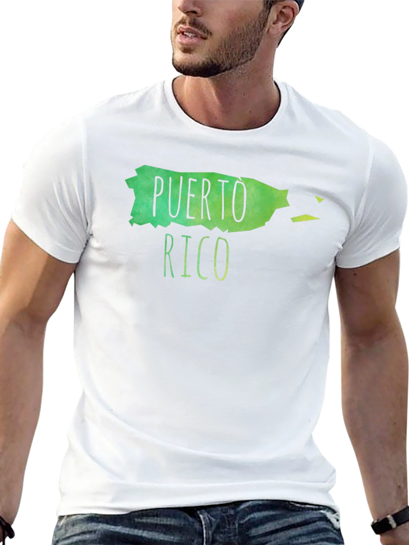 Puerto Rico Map T-Shirt - Island Pride