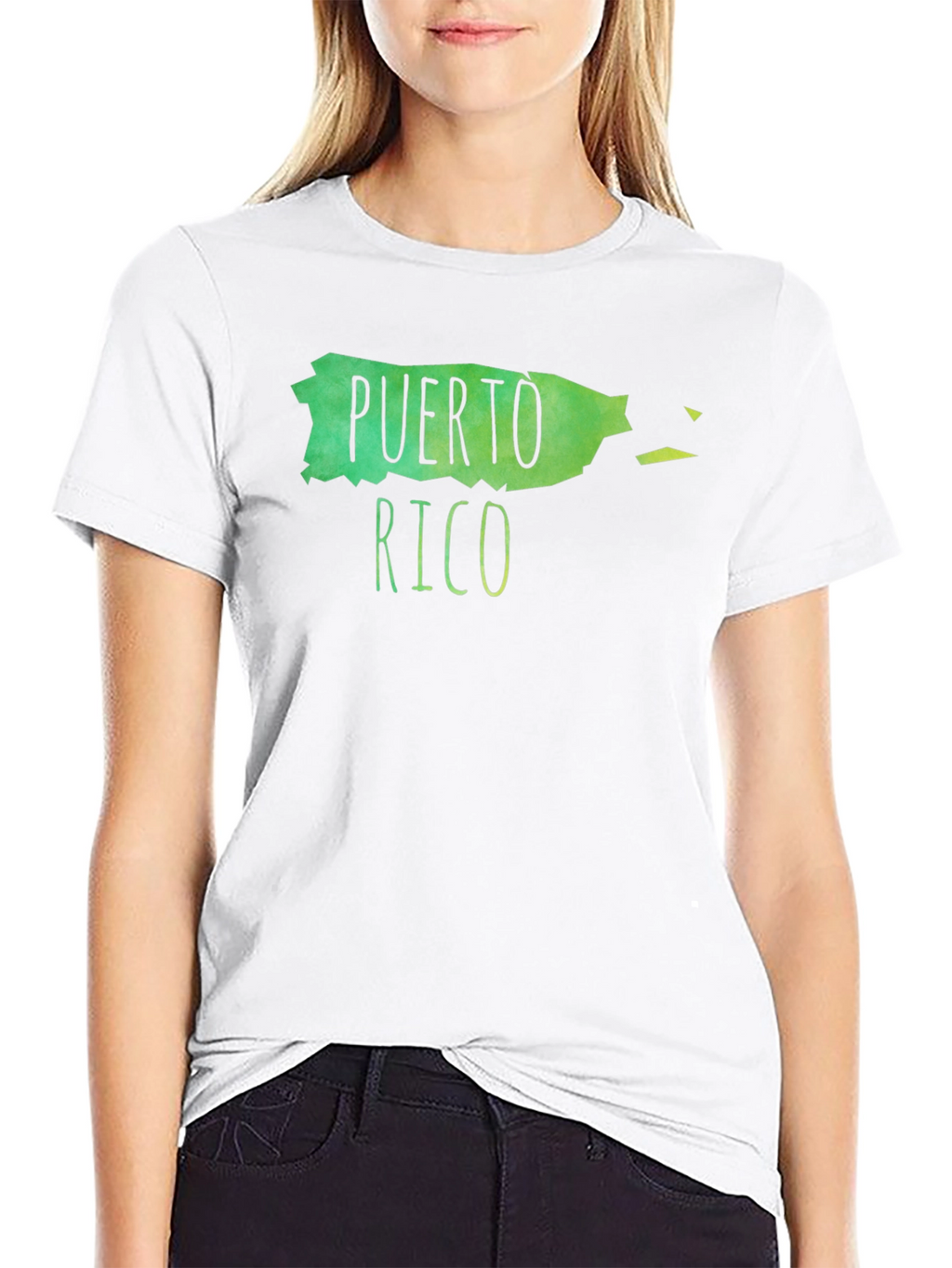 Puerto Rico Map T-Shirt - Island Pride