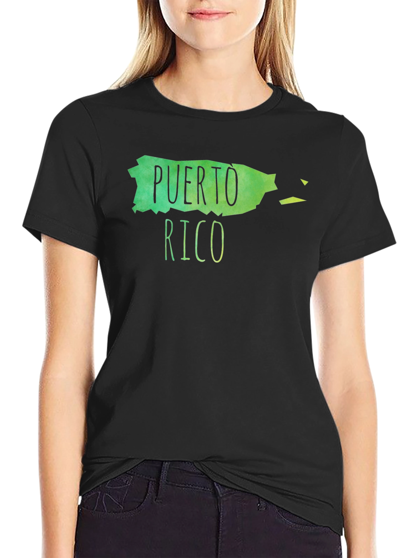Puerto Rico Map T-Shirt - Island Pride