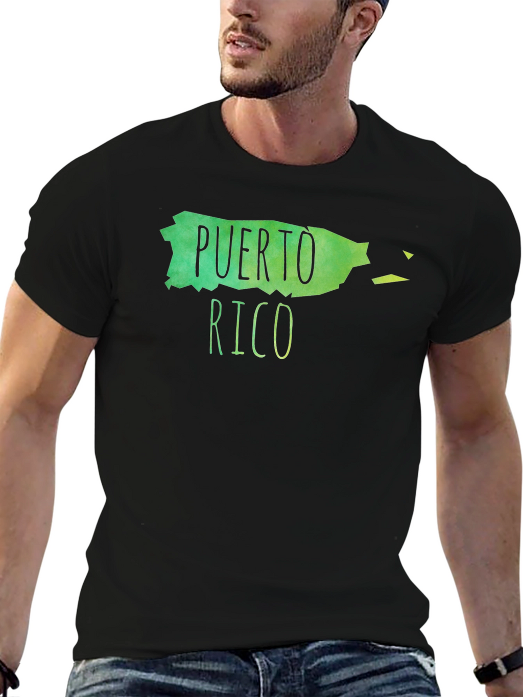 Puerto Rico Map T-Shirt - Island Pride