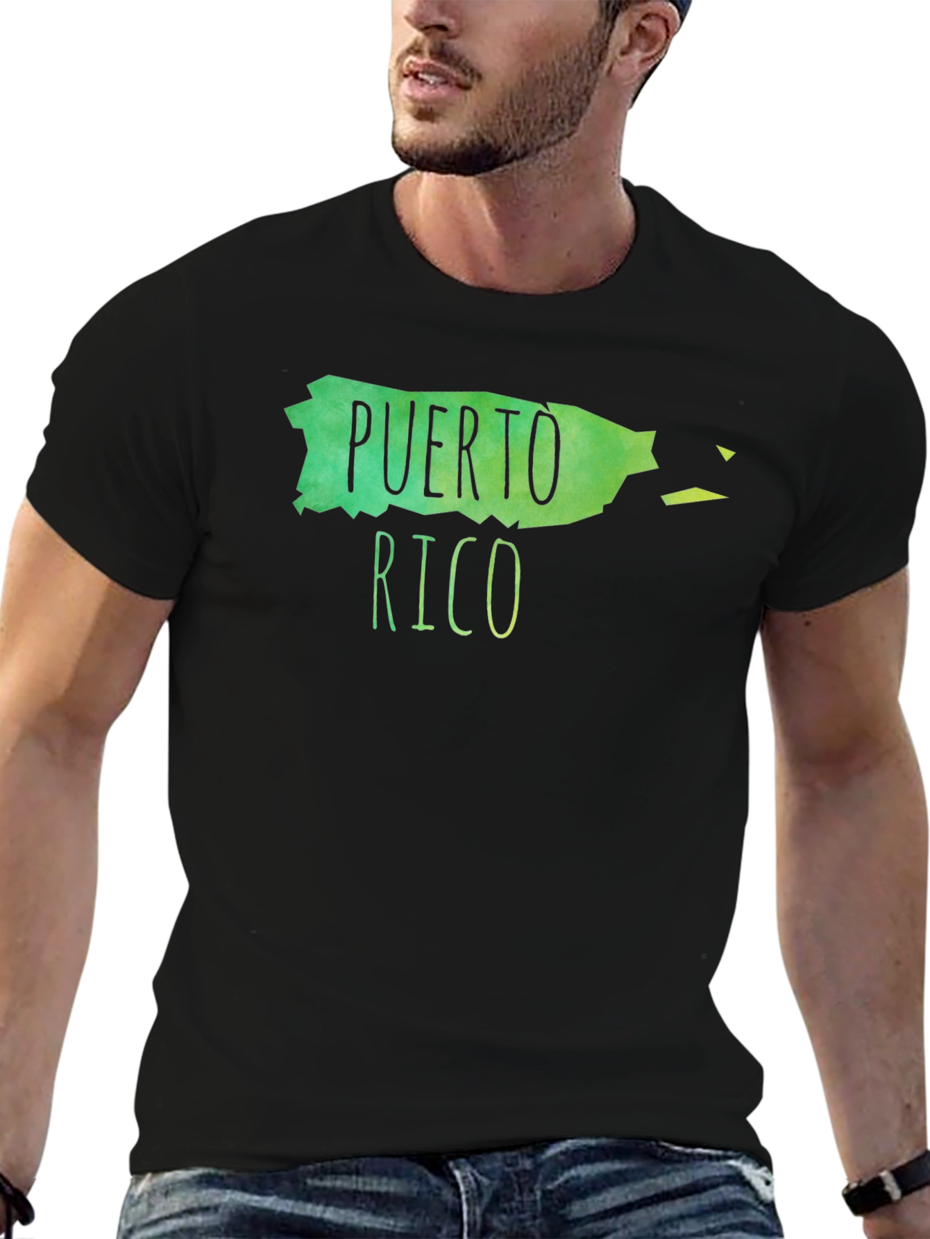 Puerto Rico Map T-Shirt - Island Pride