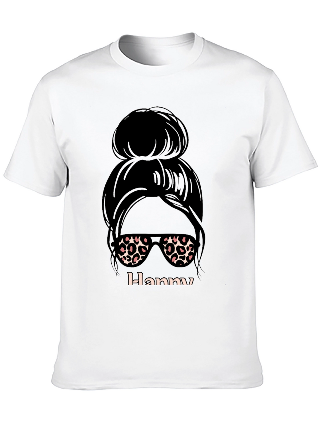 Messy Bun Hanny Graphic Tee