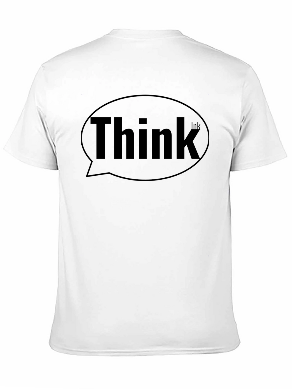 Think Ink Black Graphic T-Shirt