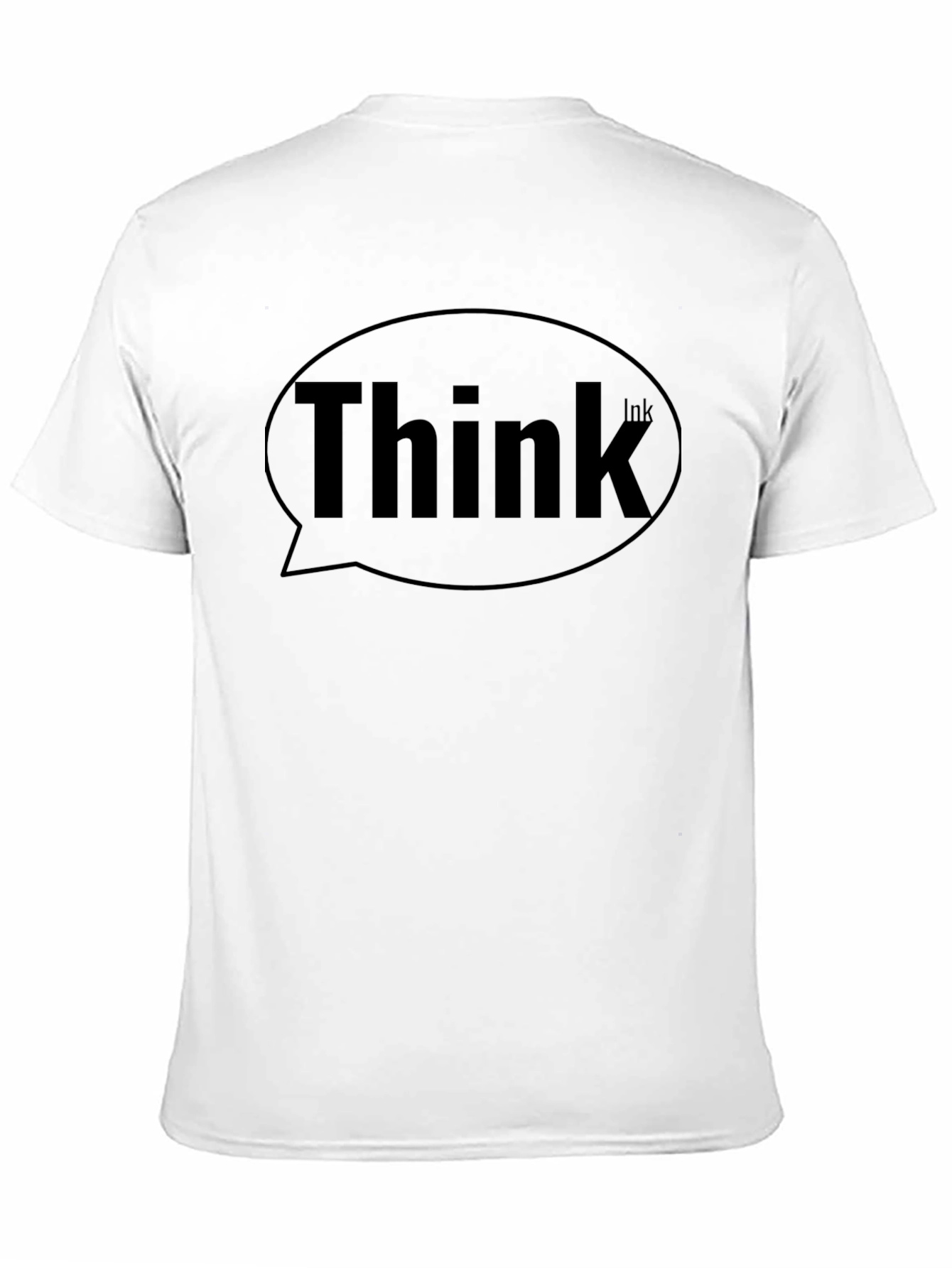 Think Ink Black Graphic T-Shirt