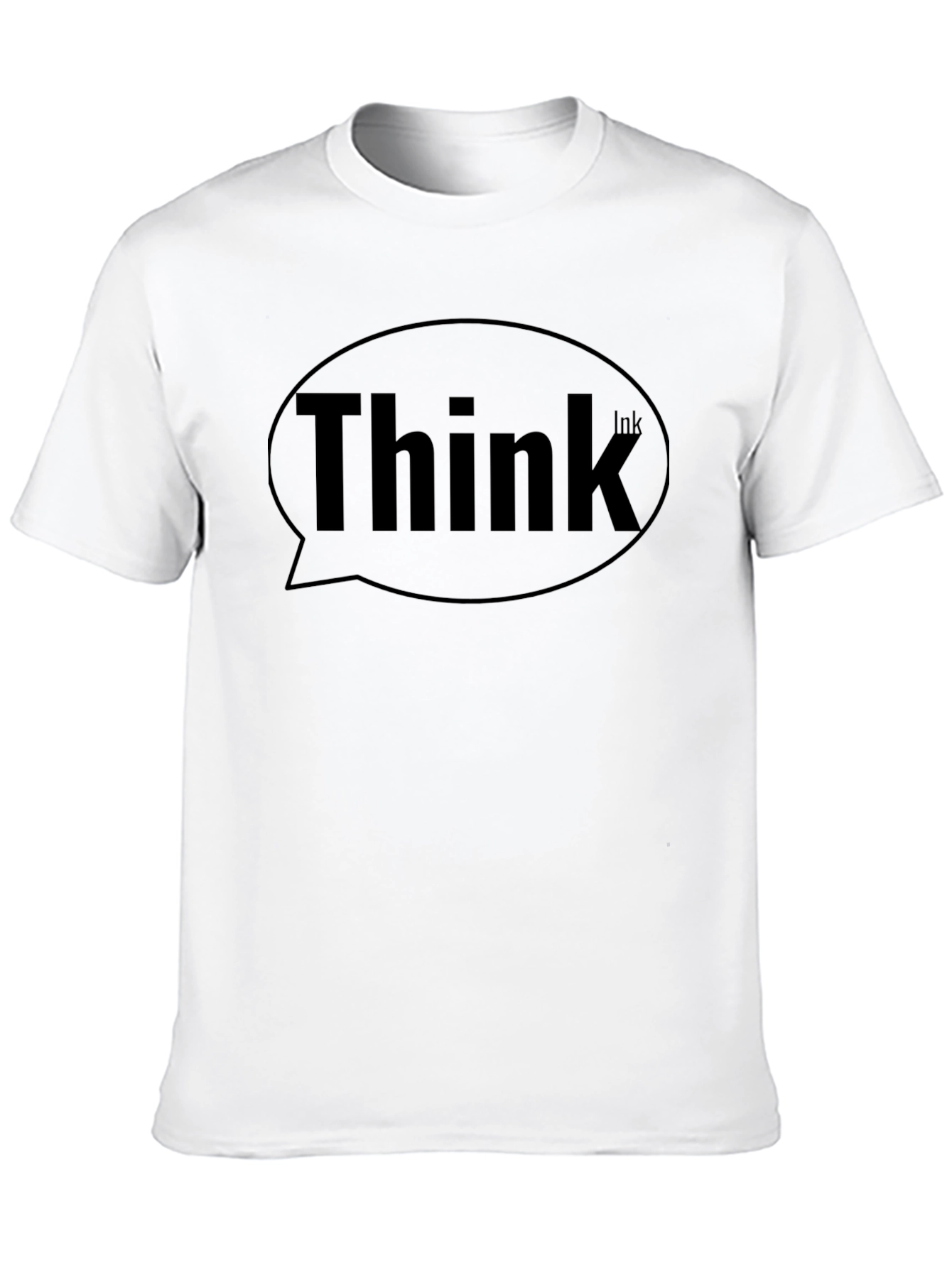 Think Ink Black Graphic T-Shirt