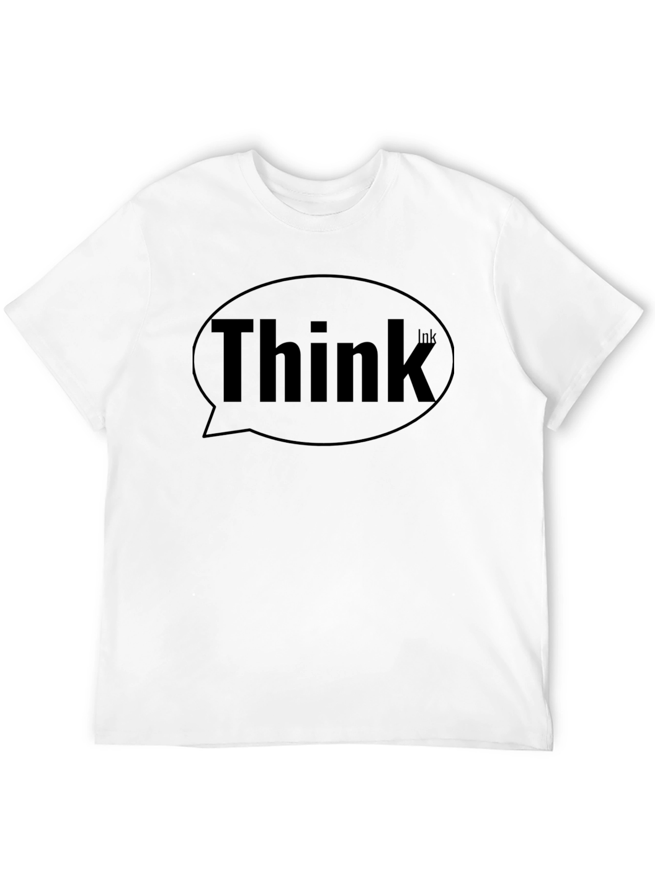 Think Ink Black Graphic T-Shirt