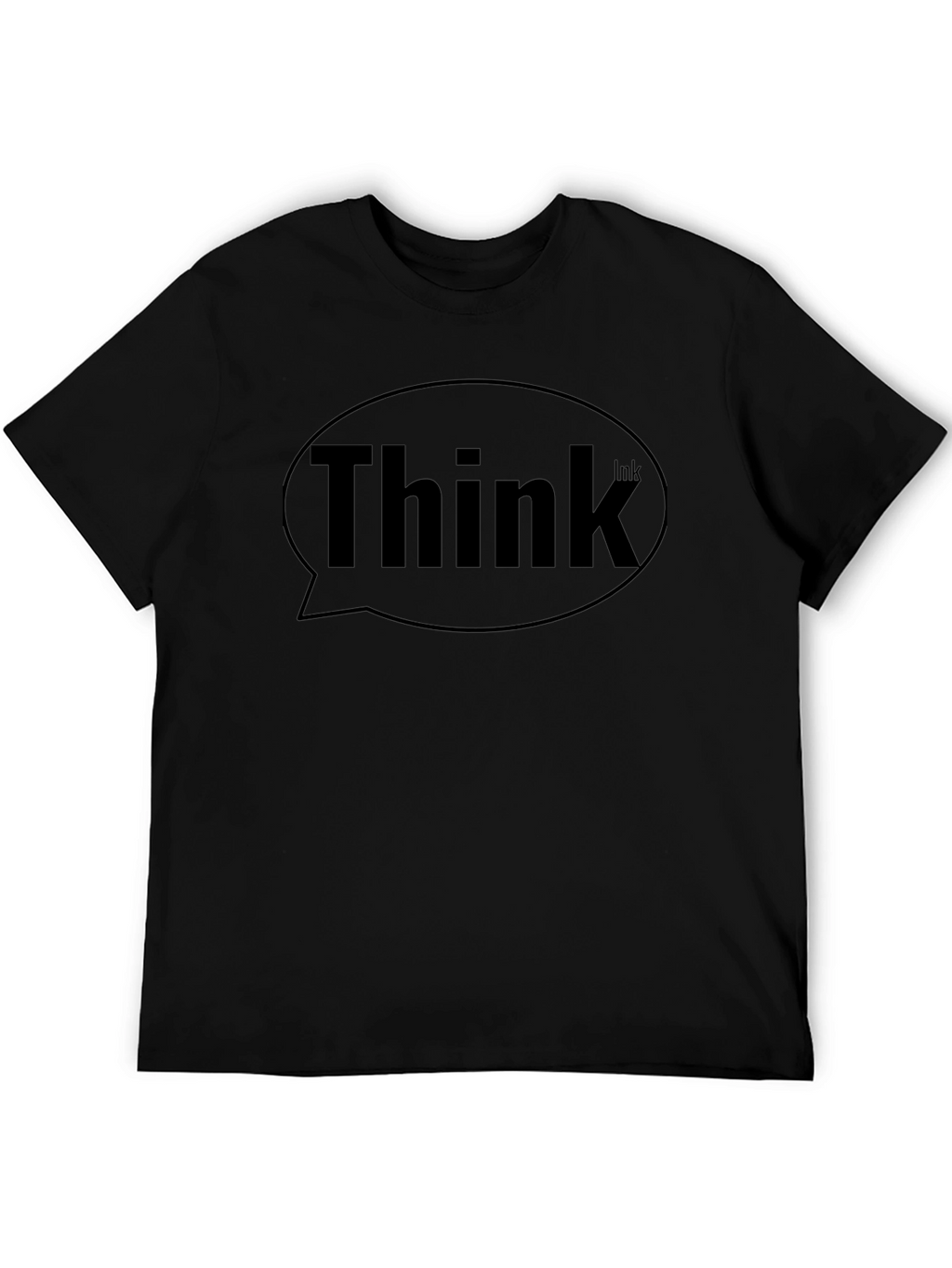 Think Ink Black Graphic T-Shirt